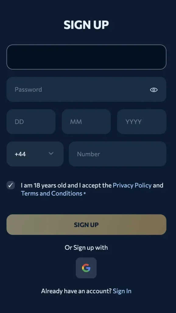 revery play casino registration